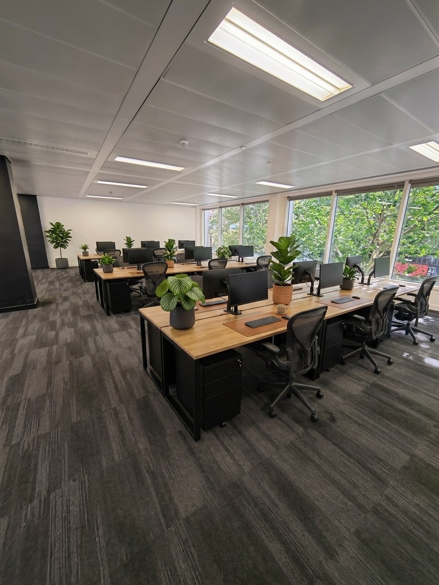 Shared studio desks